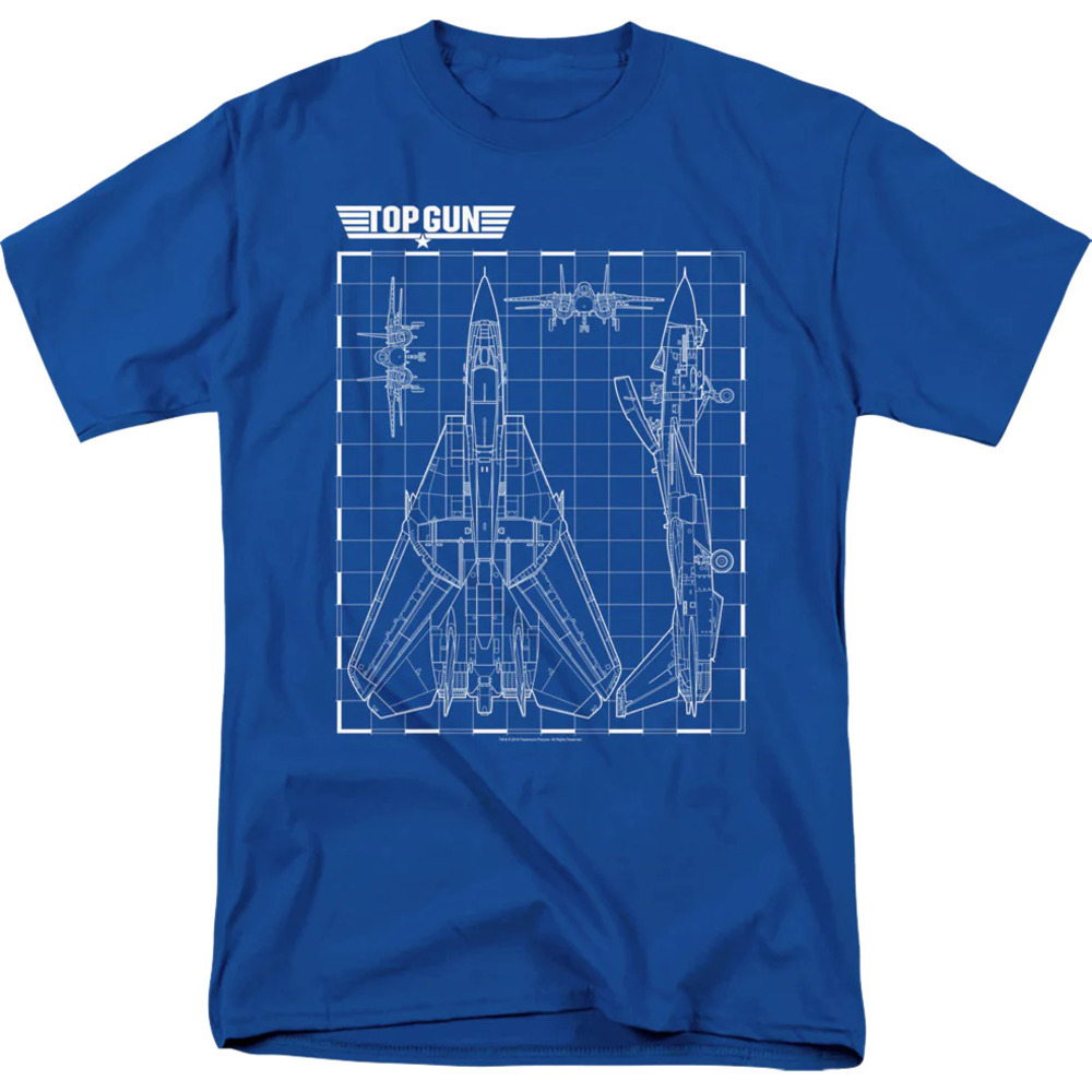 Schematic Top Gun Tshirt